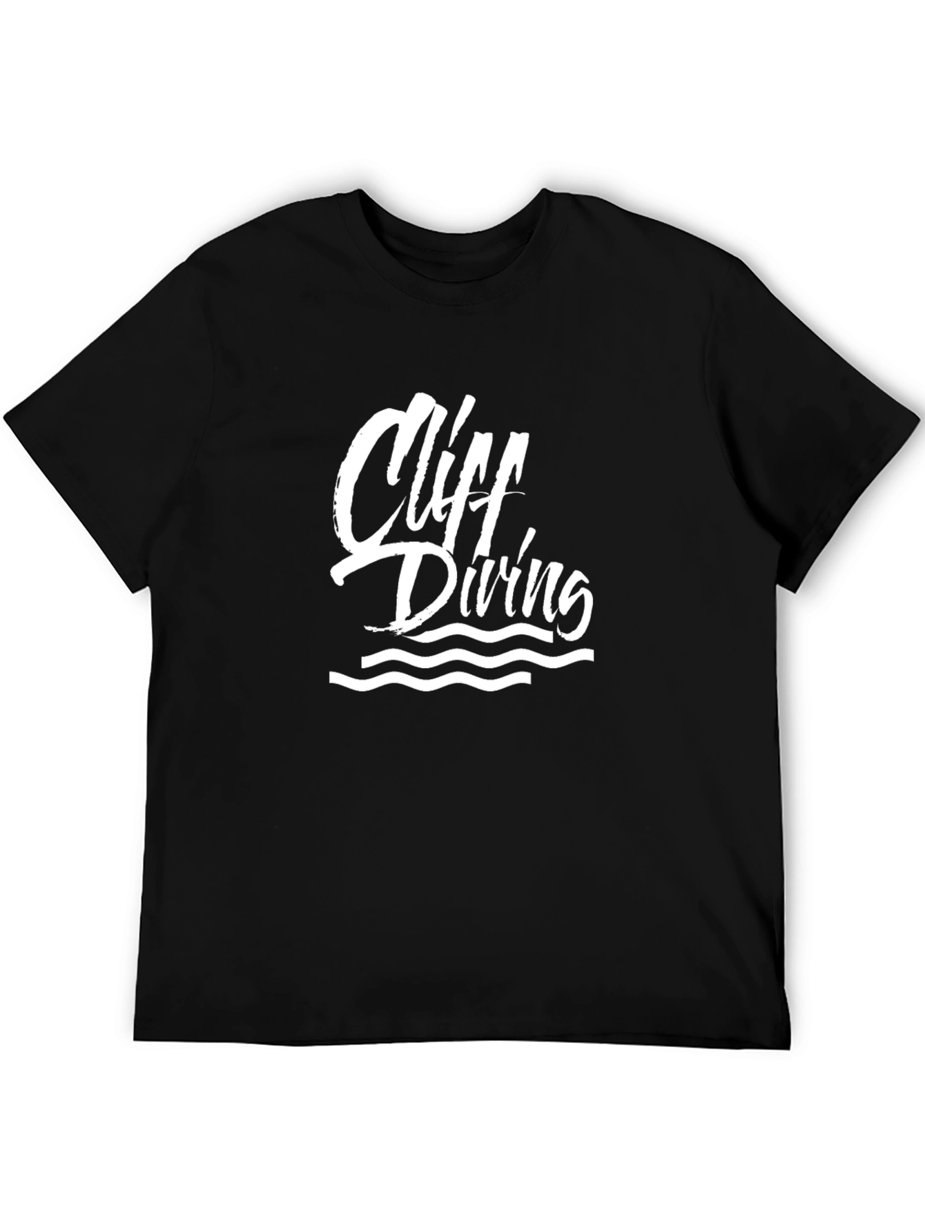 Cliff Diving Black T-Shirt