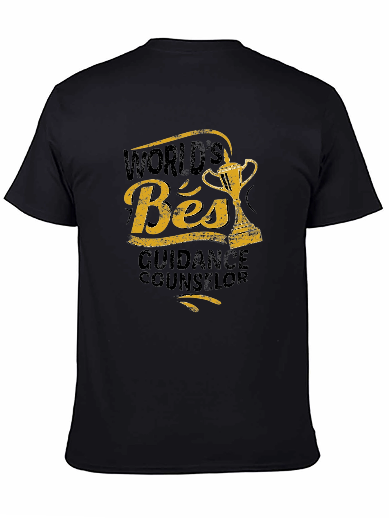 Worlds Best Guidance Counselor Black T-Shirt