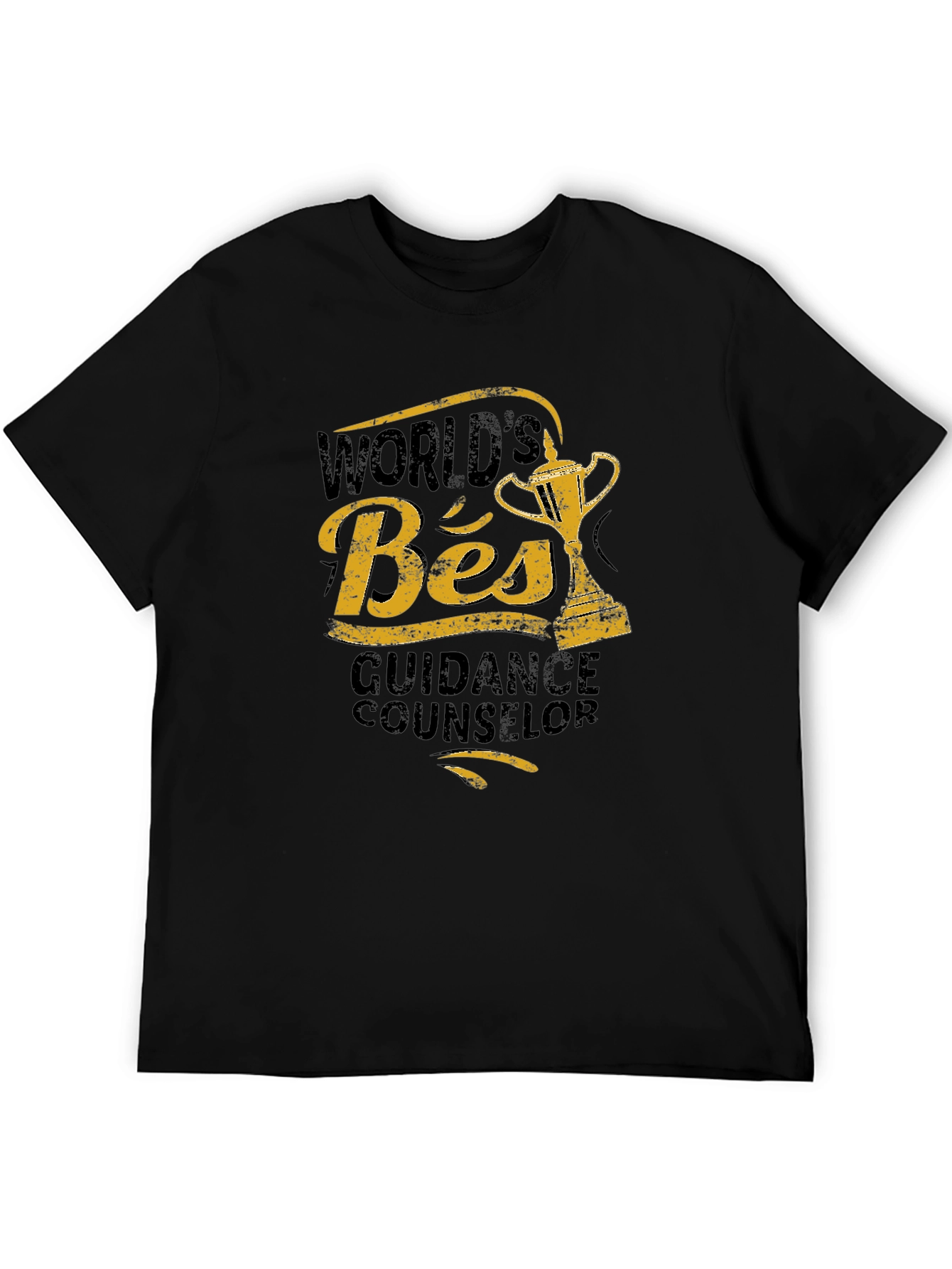 Worlds Best Guidance Counselor Black T-Shirt