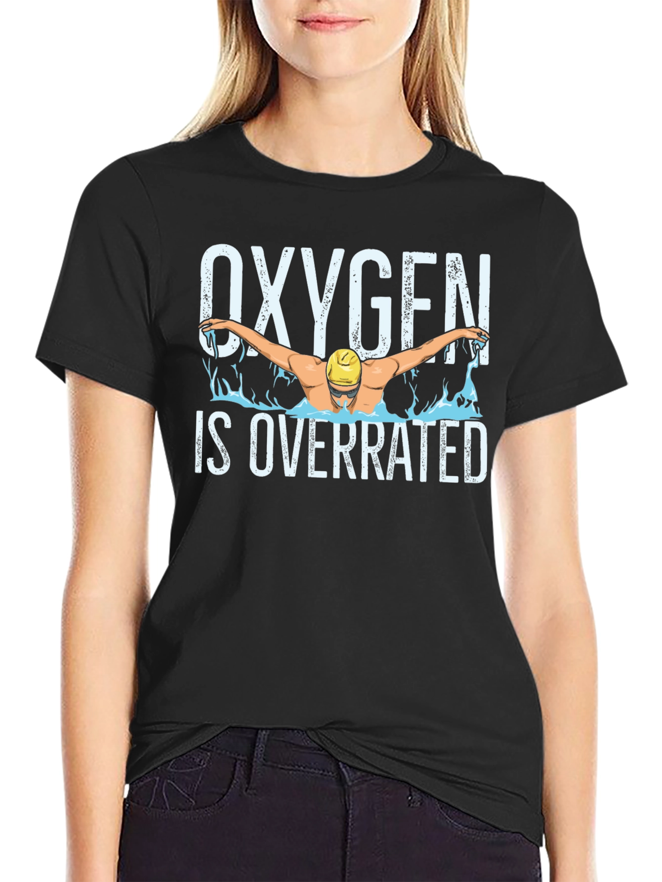 Oxygen is Overrated Swimmer T-Shirt