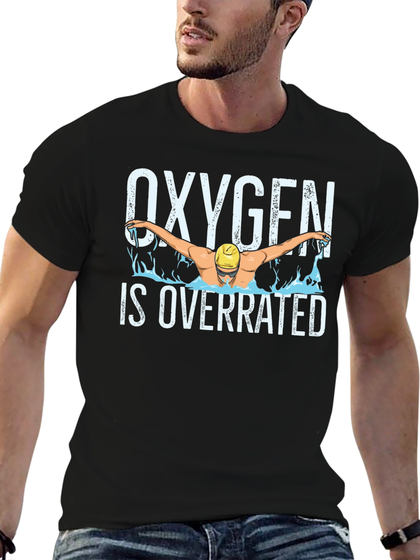 Oxygen is Overrated Swimmer T-Shirt