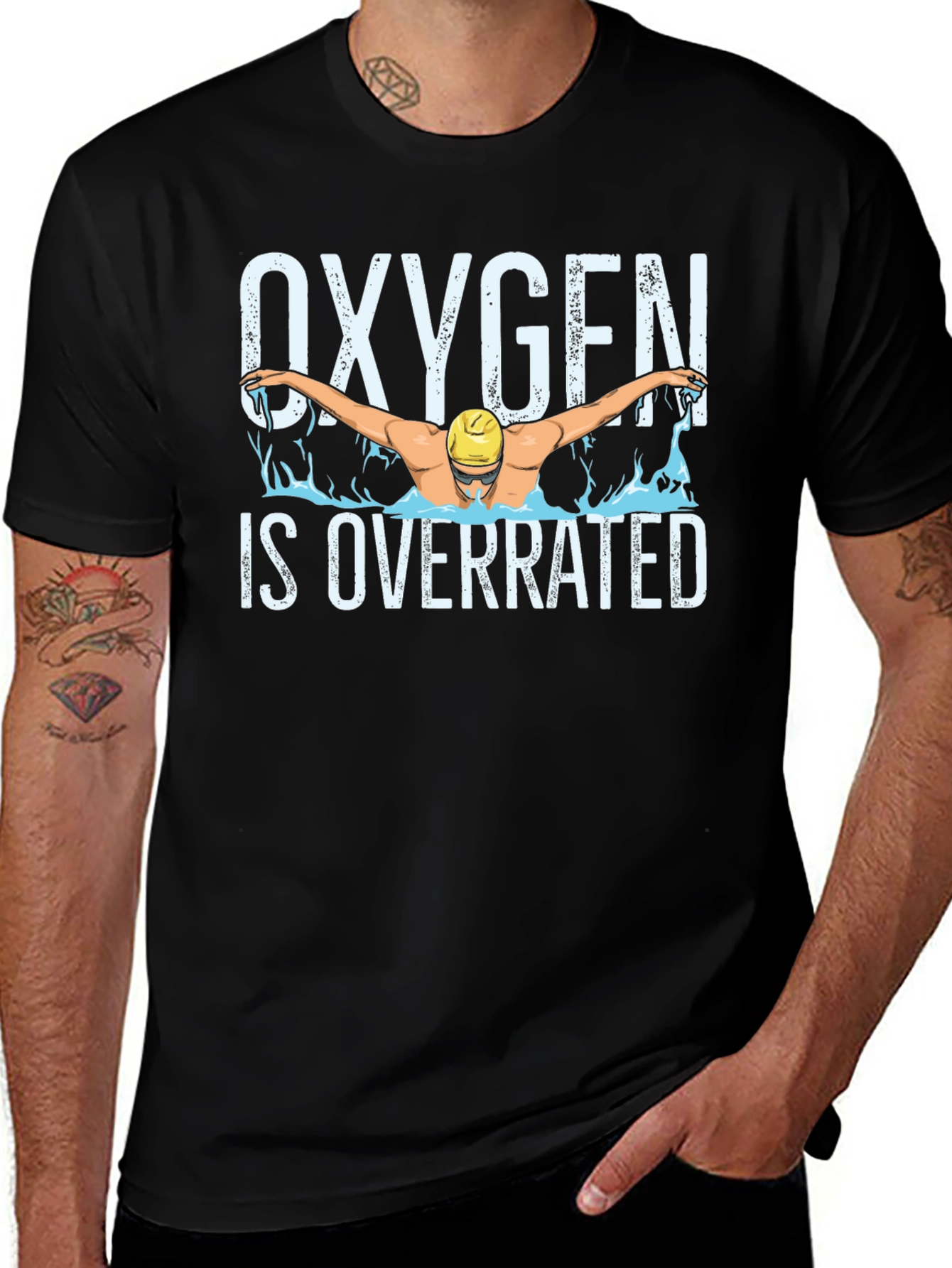 Oxygen is Overrated Swimmer T-Shirt