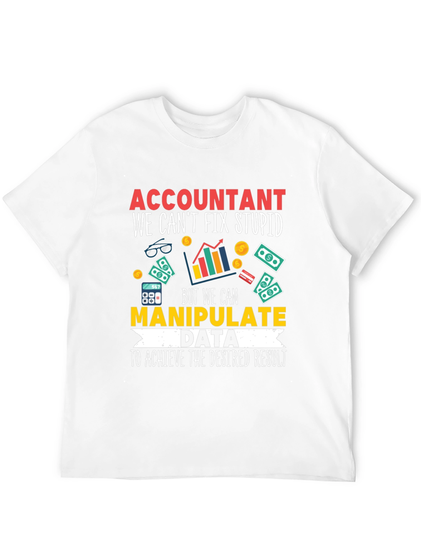 Accountant T-Shirt: We Can Manipulate Data