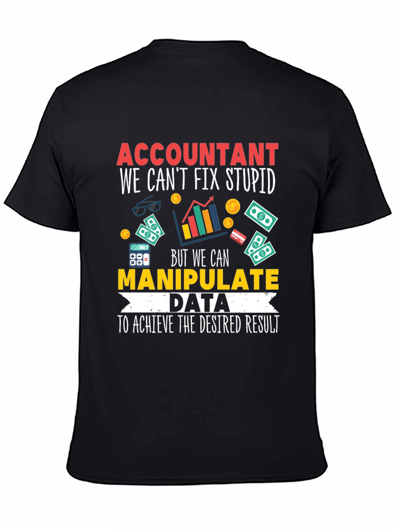 Accountant T-Shirt: We Can Manipulate Data