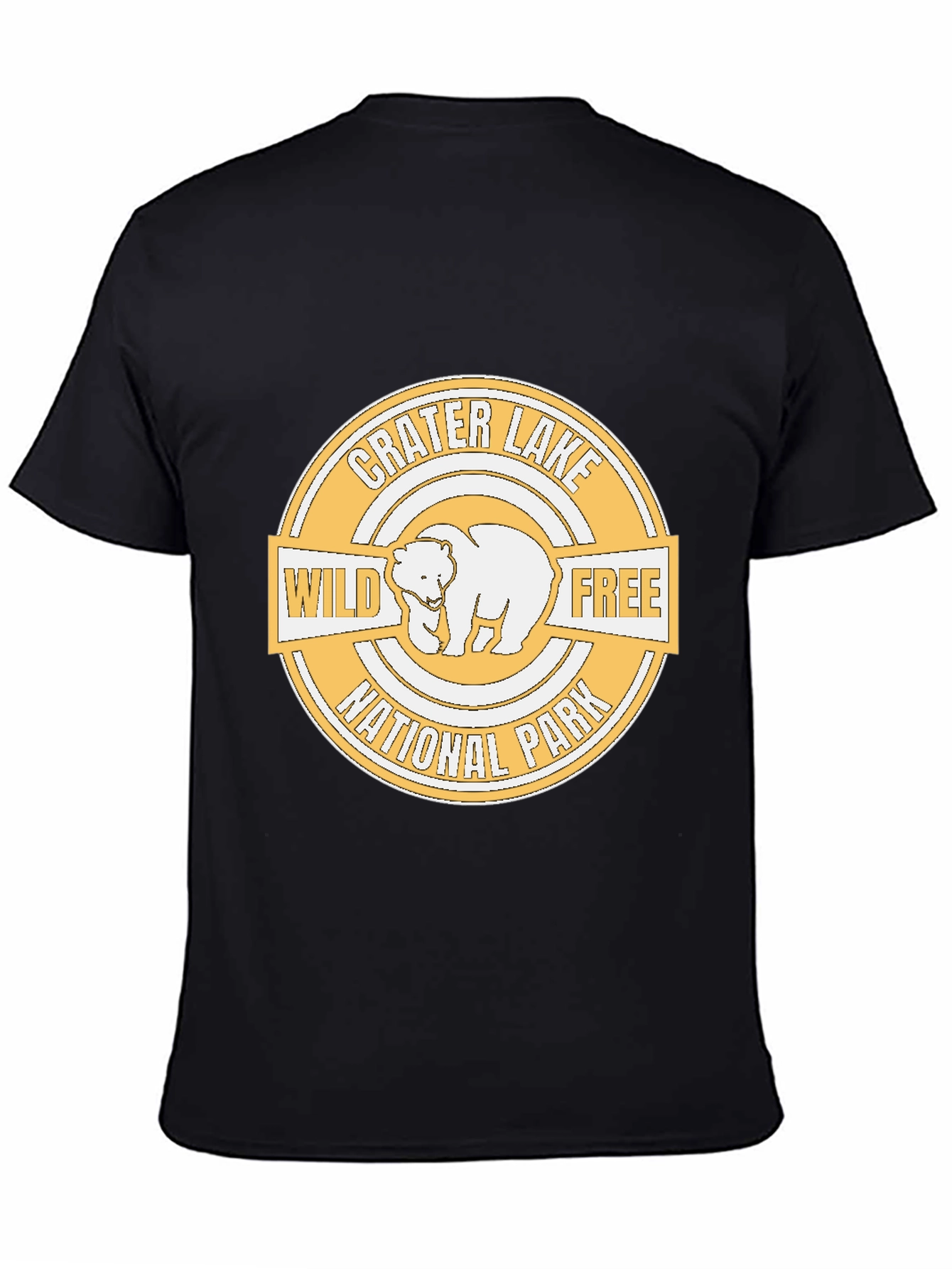 Crater Lake National Park Wild Free Bear T-Shirt