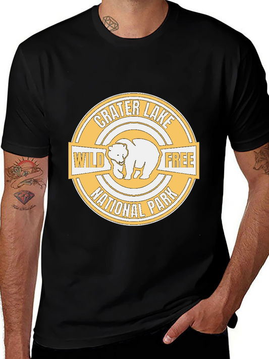 Crater Lake National Park Wild Free Bear T-Shirt