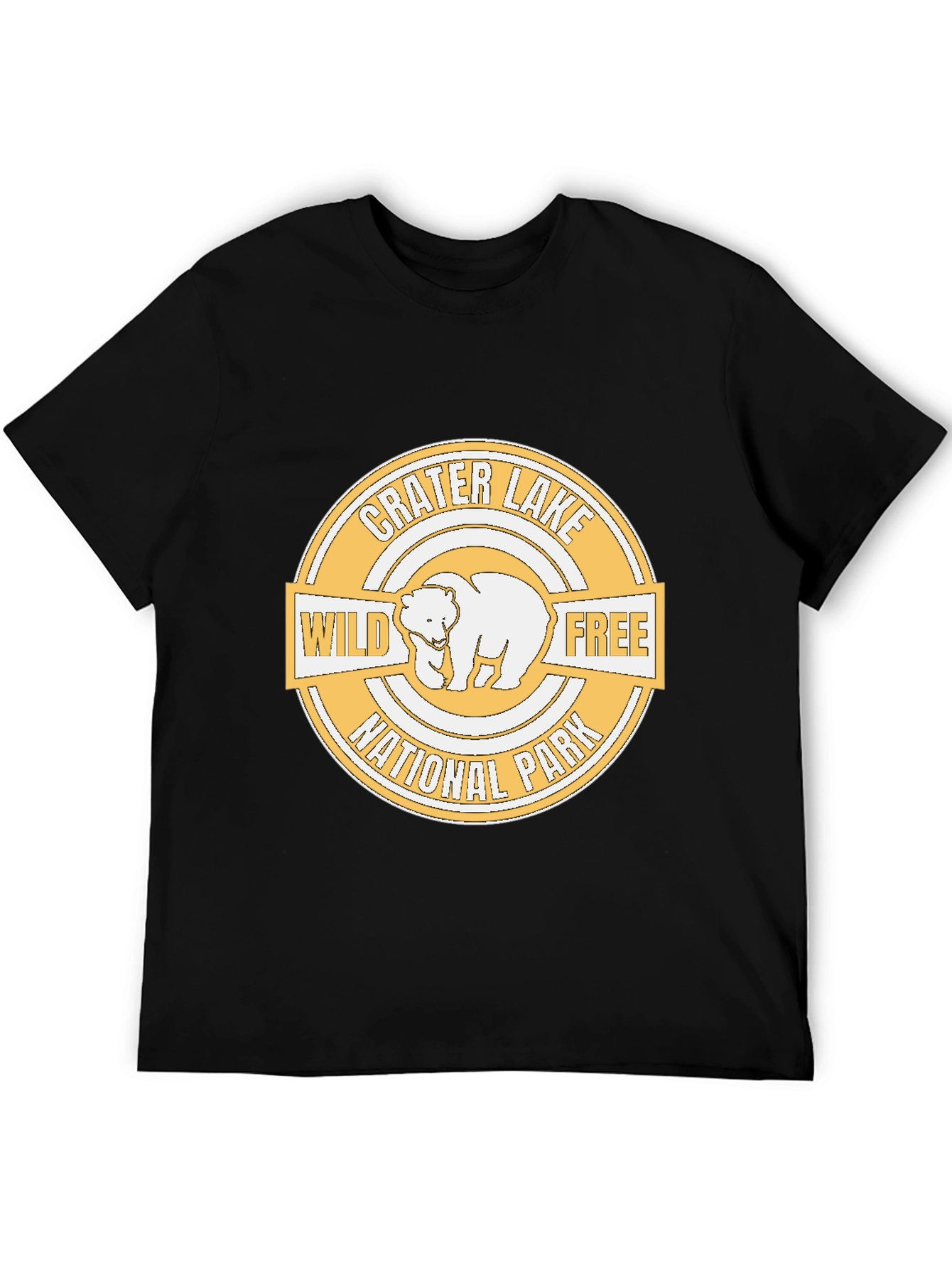 Crater Lake National Park Wild Free Bear T-Shirt
