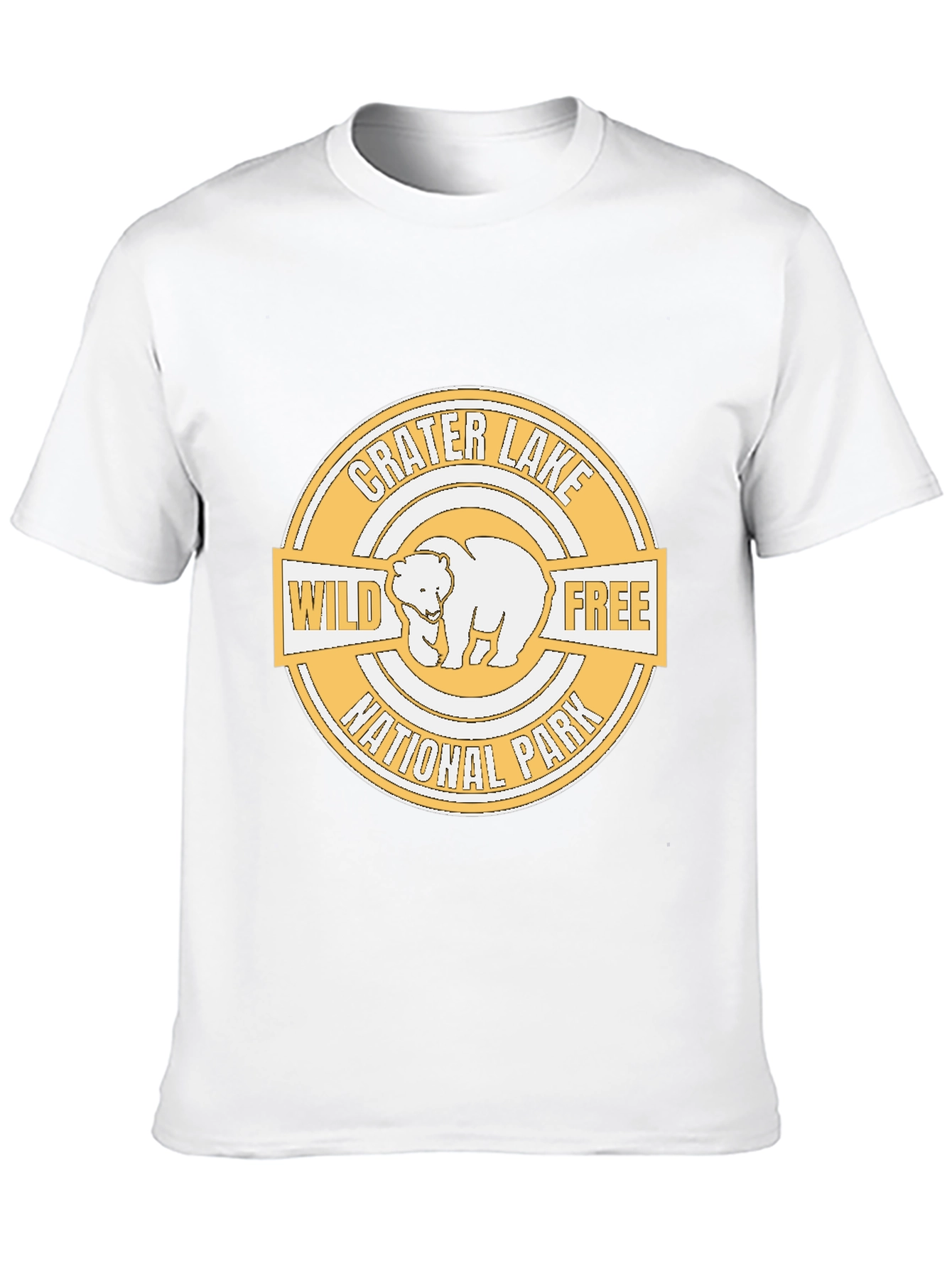 Crater Lake National Park Wild Free Bear T-Shirt