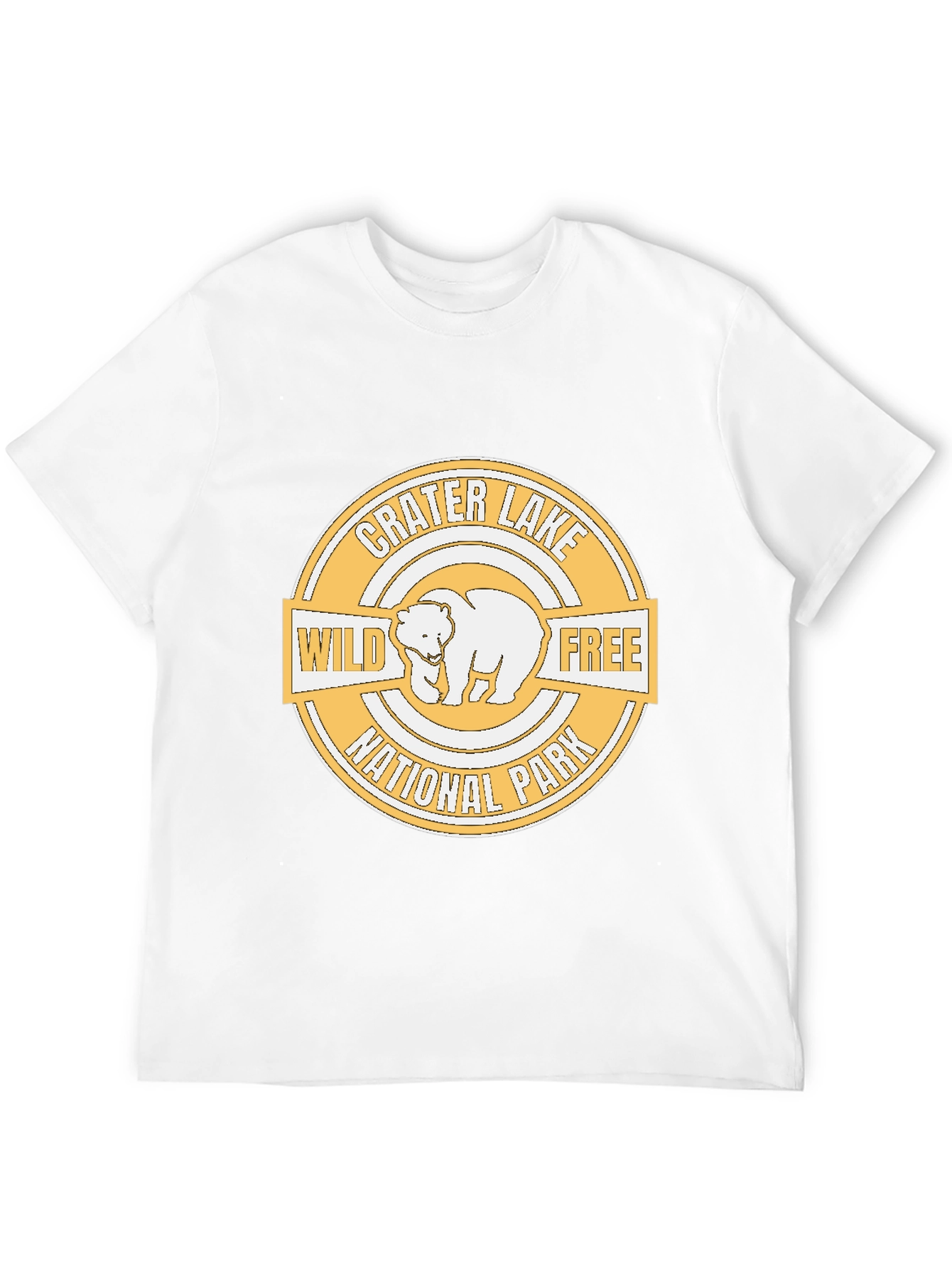 Crater Lake National Park Wild Free Bear T-Shirt