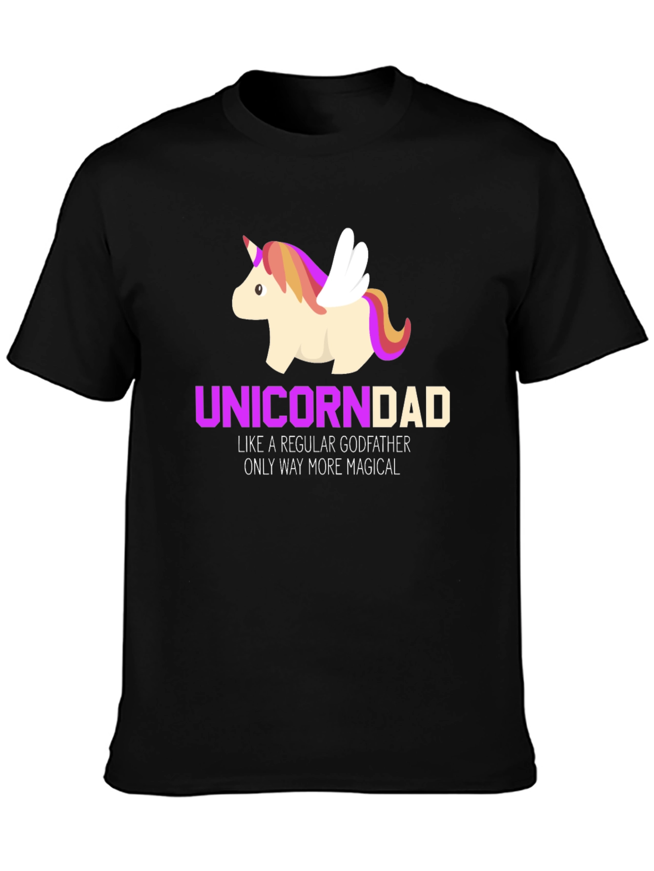 Unicorn Dad Magical Godfather T-Shirt