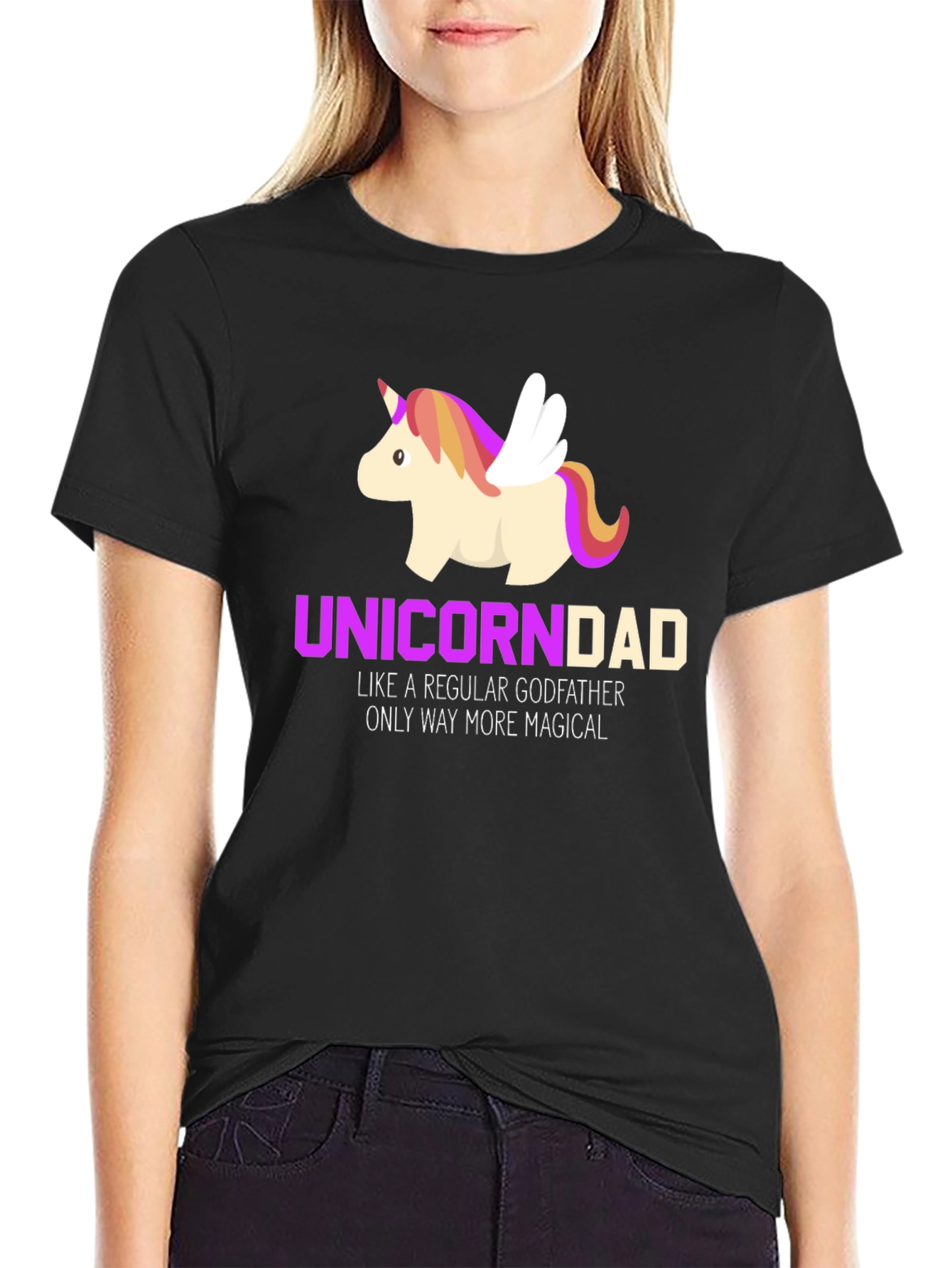 Unicorn Dad Magical Godfather T-Shirt