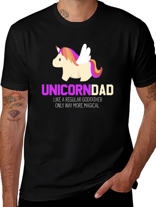 Unicorn Dad Magical Godfather T-Shirt