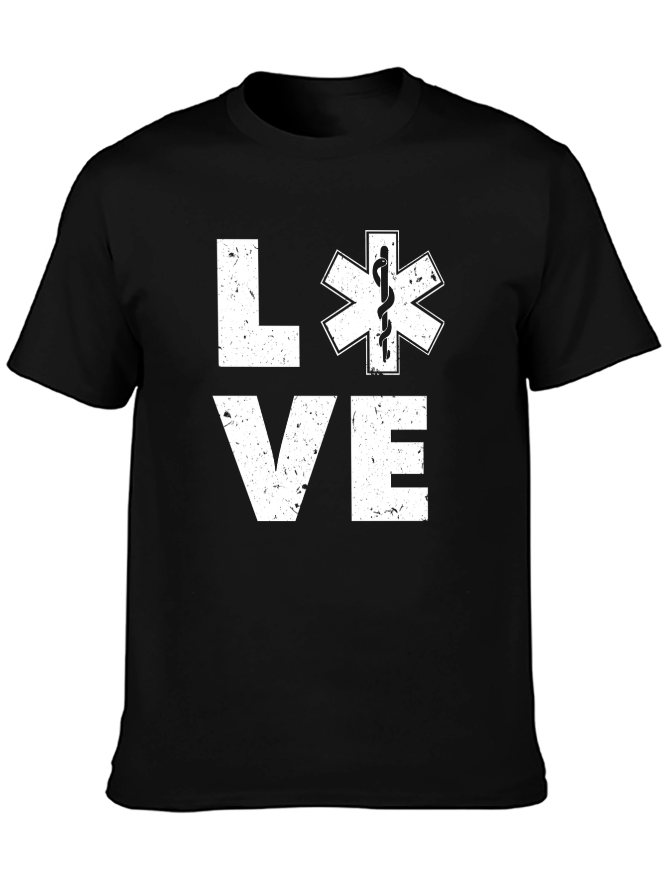Love EMT Star of Life Graphic T-Shirt