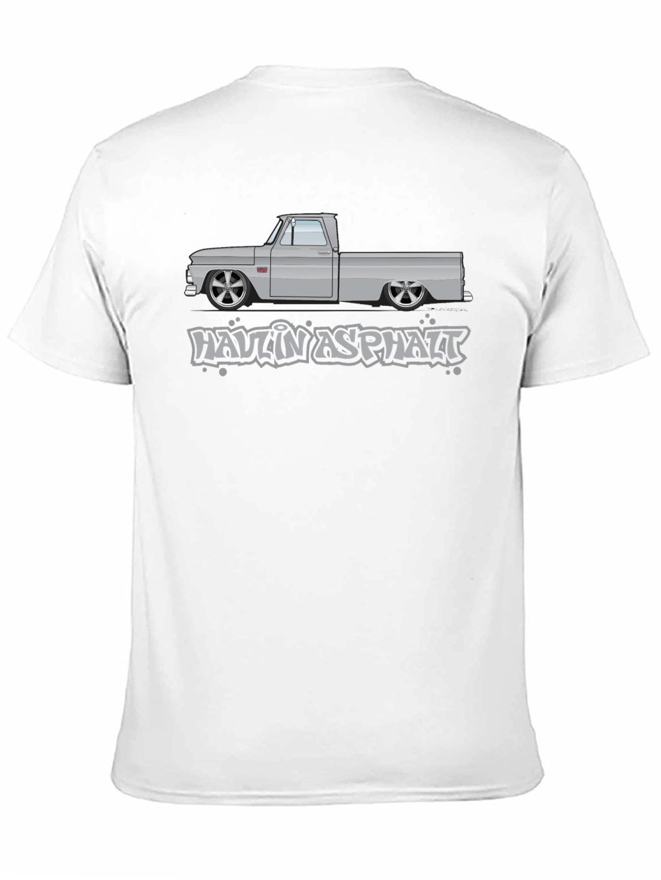 Haulin Asphalt Graphic Tee - Classic Truck Design