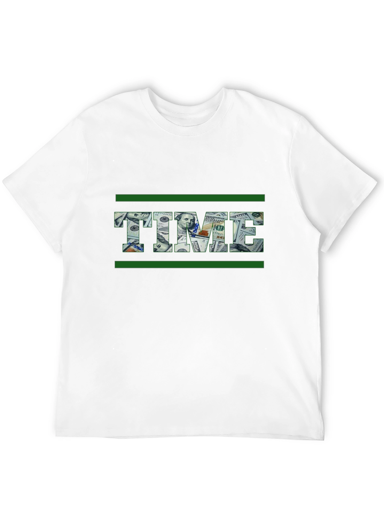 Time is Money Graphic T-Shirt - Black