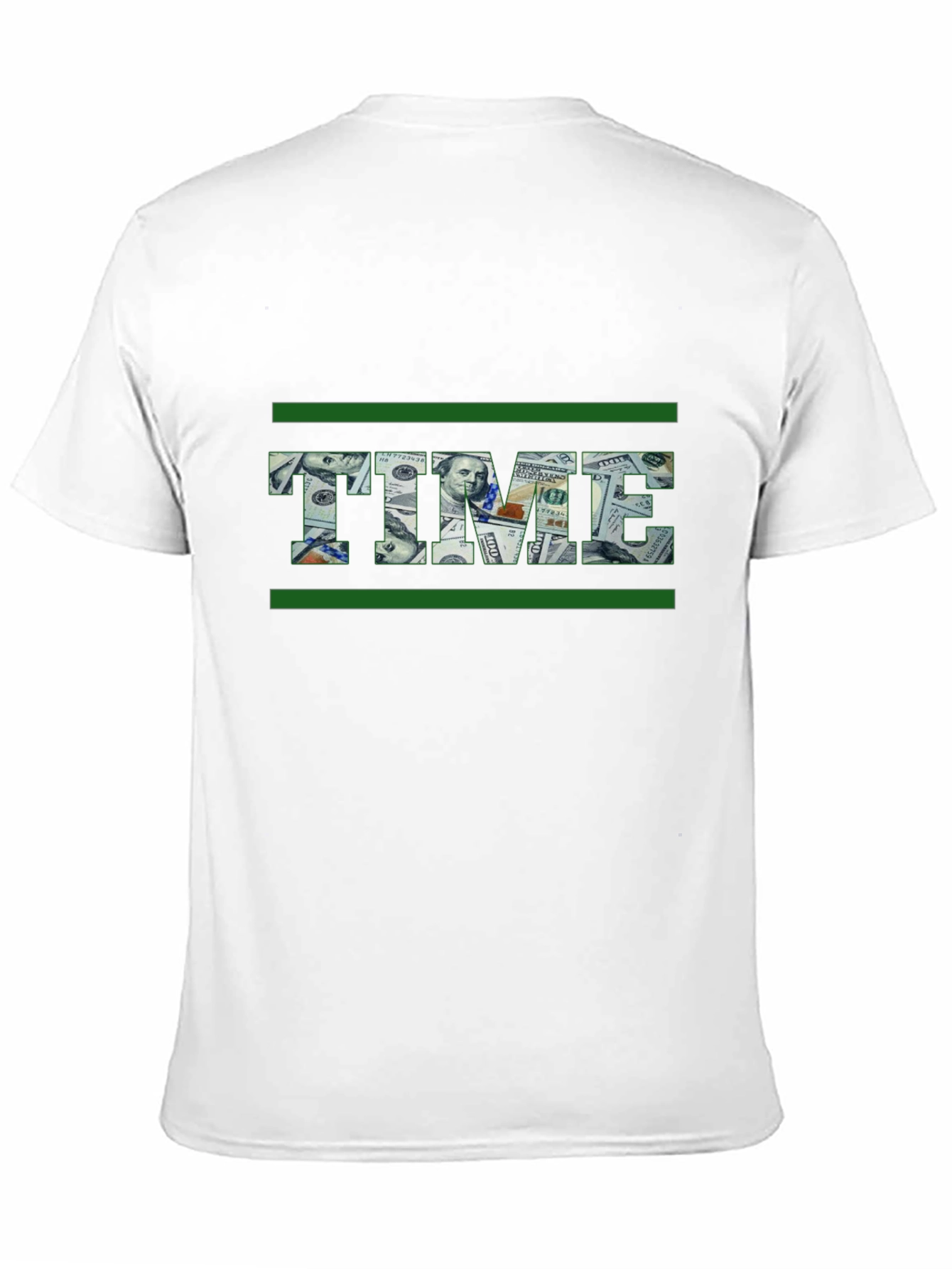 Time is Money Graphic T-Shirt - Black