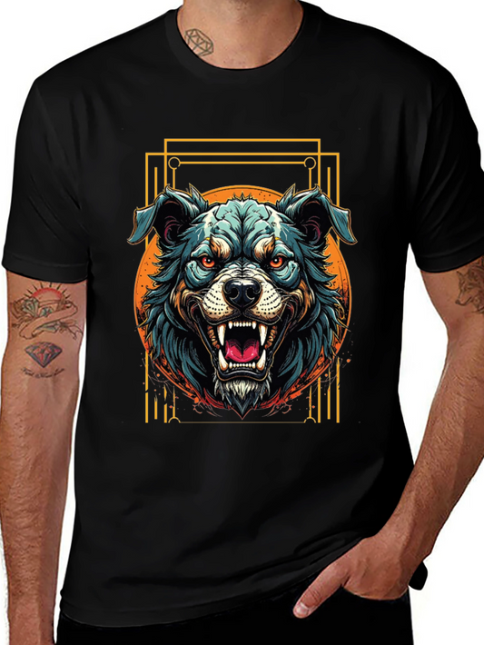 Graphic Dog T-Shirt - Bold Canine Design