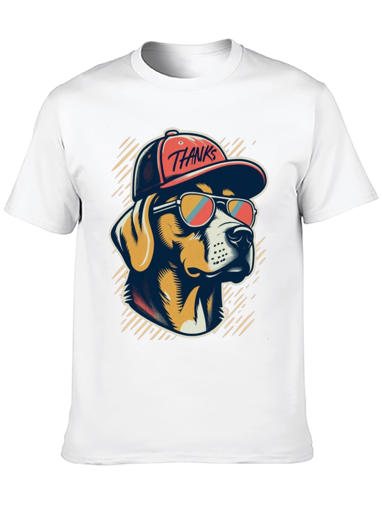 Cool Dog Graphic Tee - Thanks