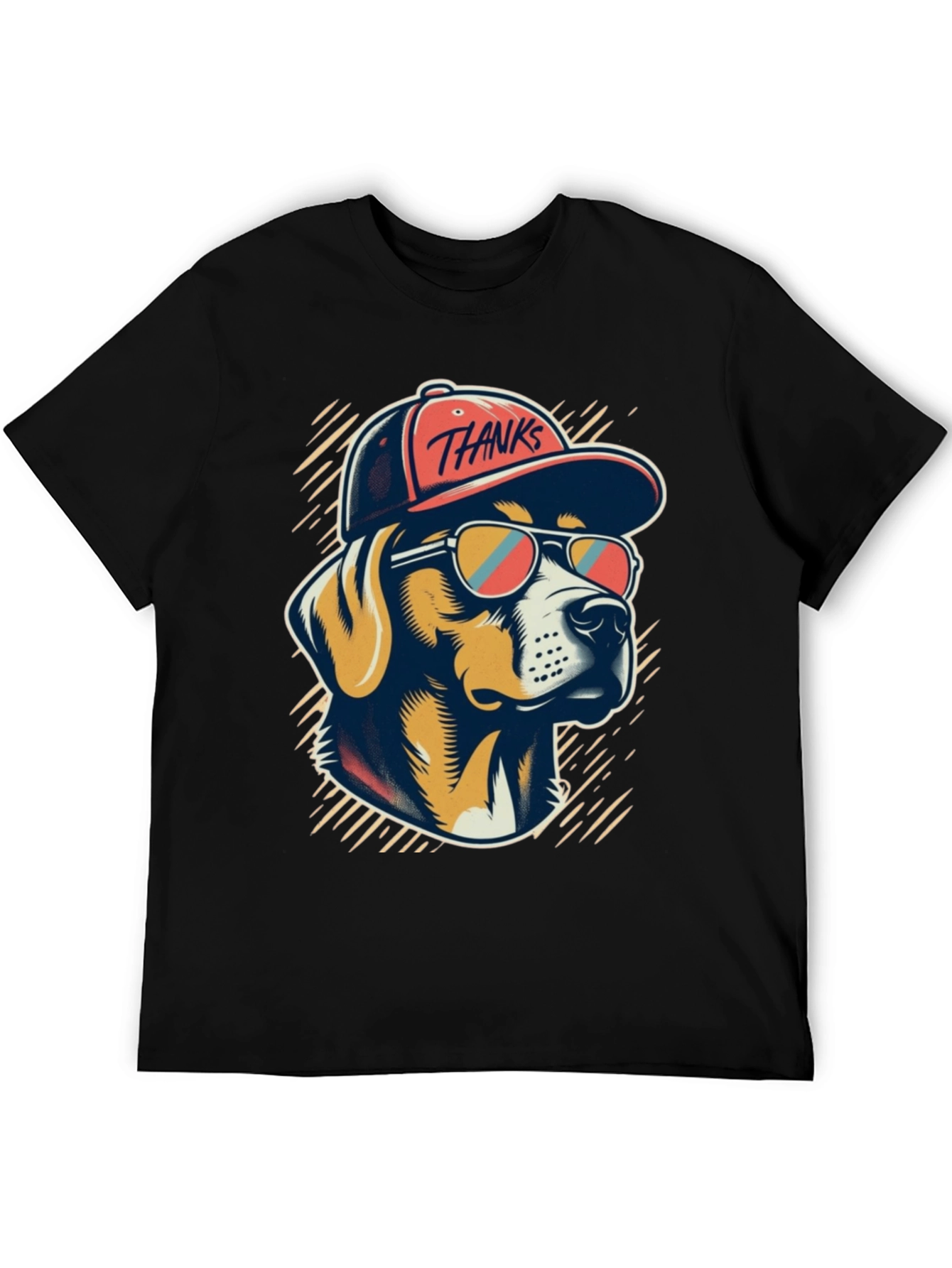 Cool Dog Graphic Tee - Thanks