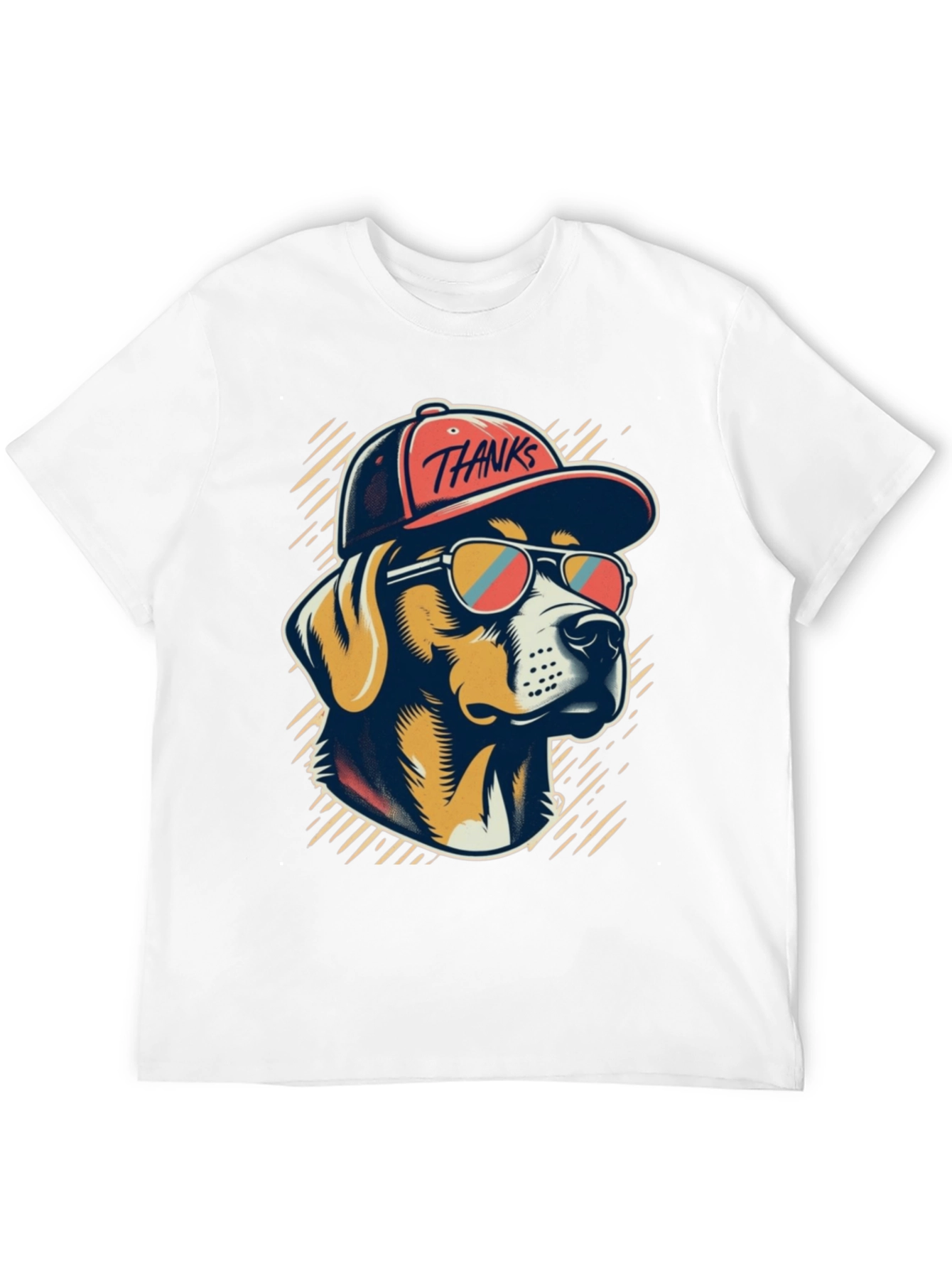Cool Dog Graphic Tee - Thanks