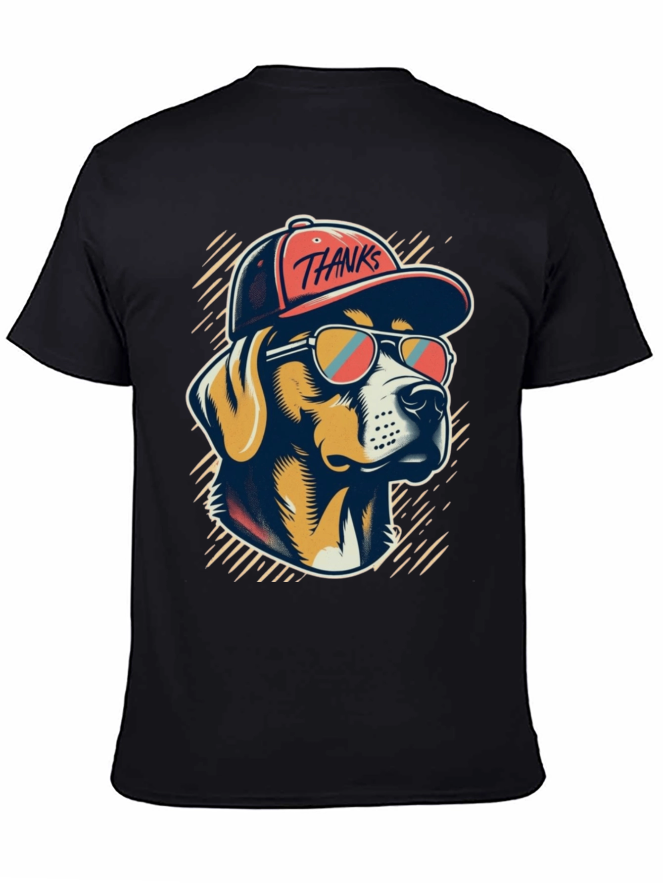 Cool Dog Graphic Tee - Thanks