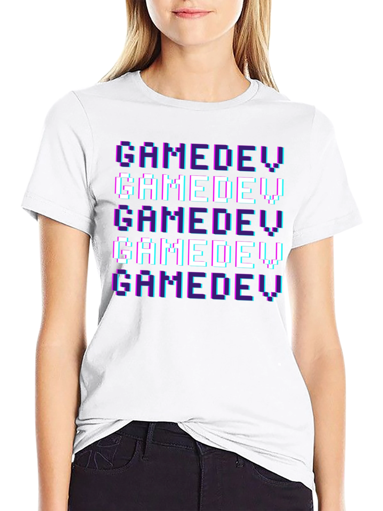 GameDev Pixel Art T-Shirt - Black