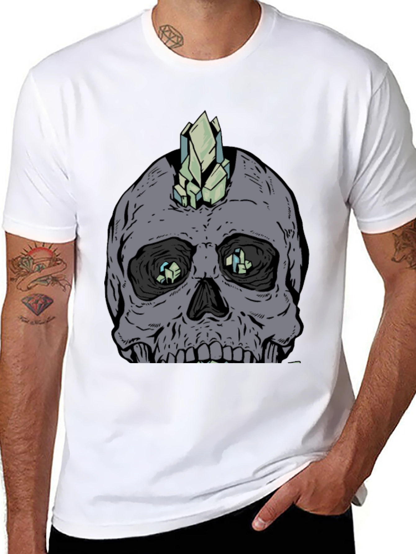 Crystal Skull Graphic T-Shirt