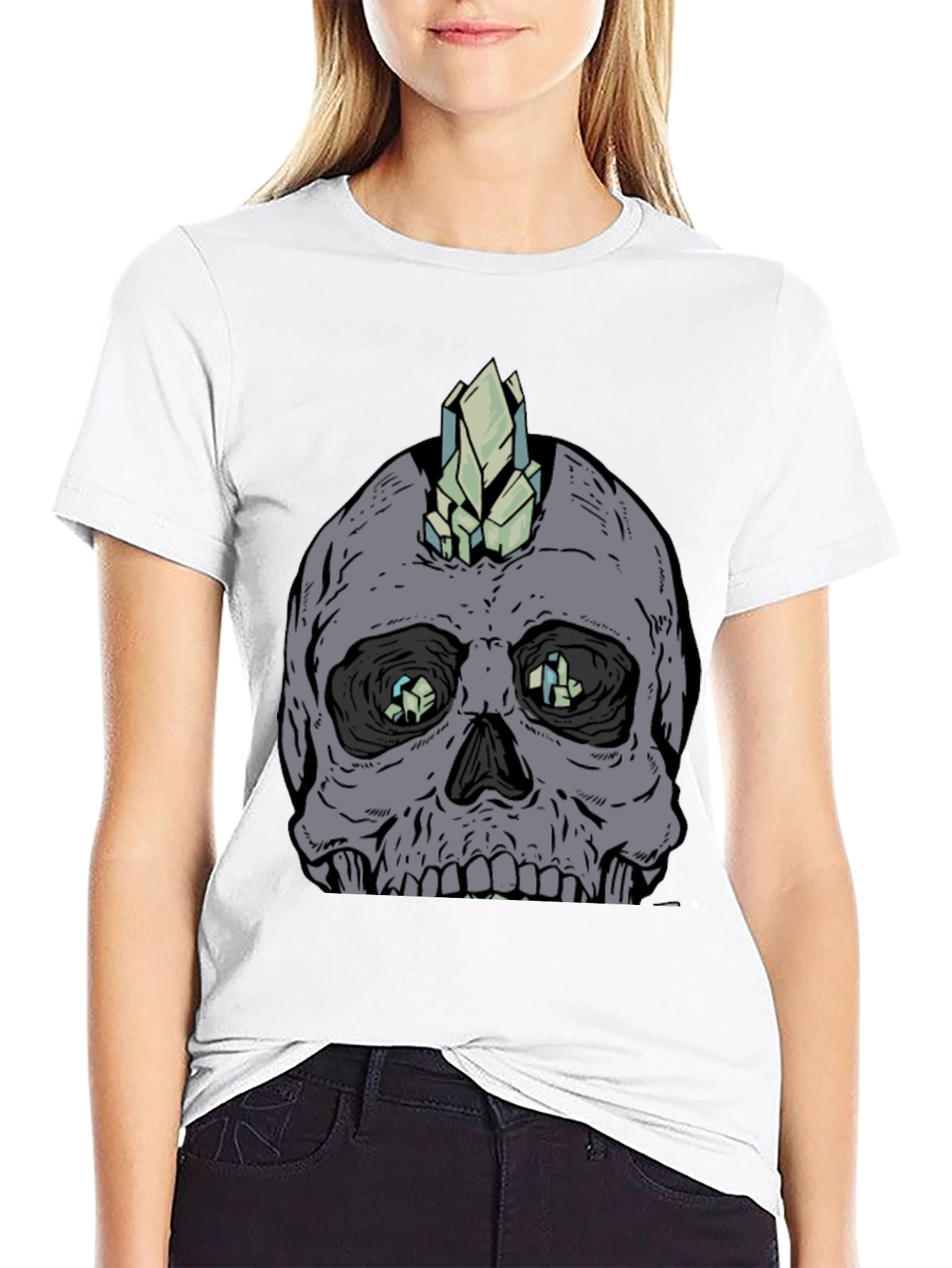 Crystal Skull Graphic T-Shirt