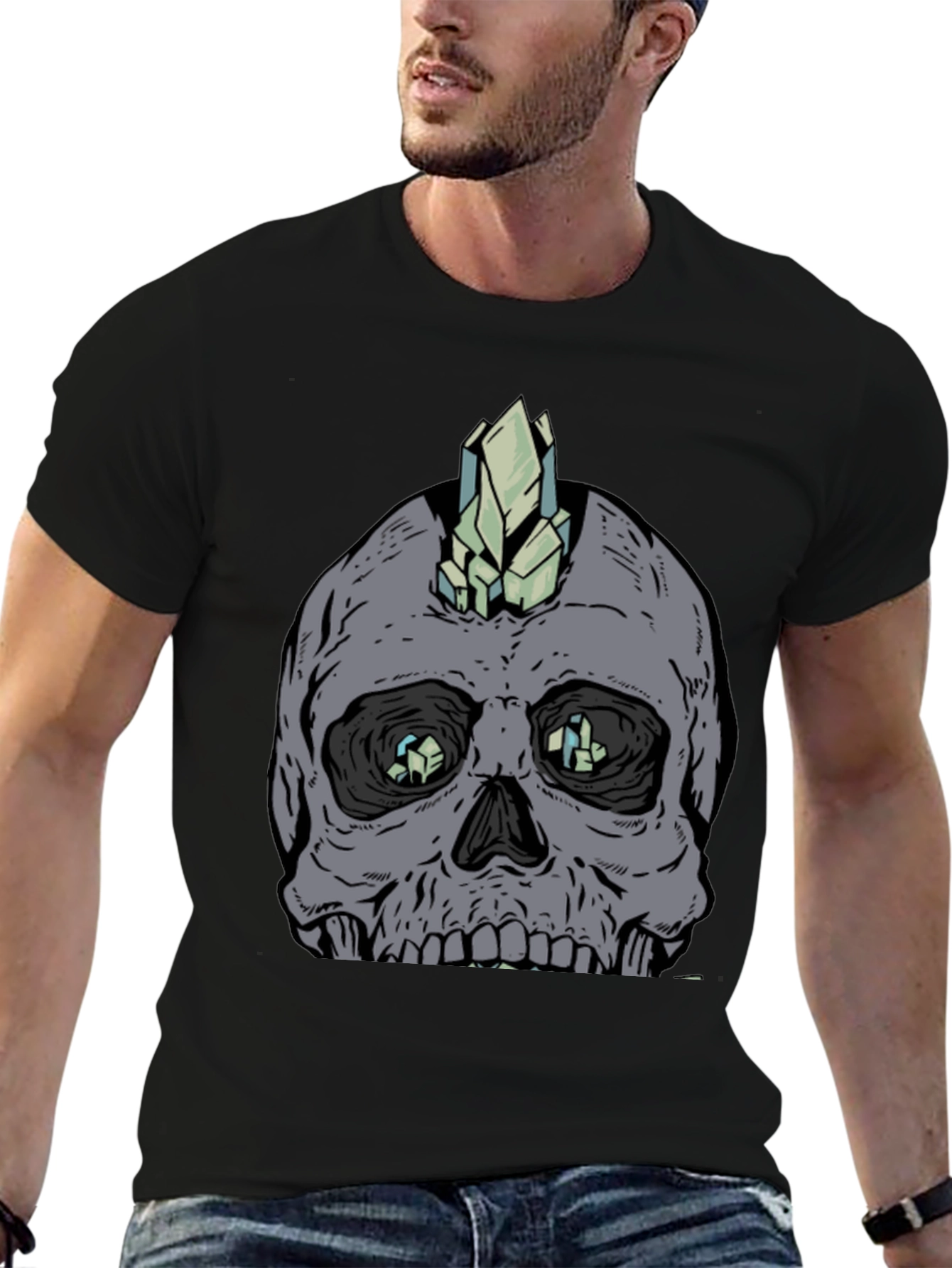 Crystal Skull Graphic T-Shirt