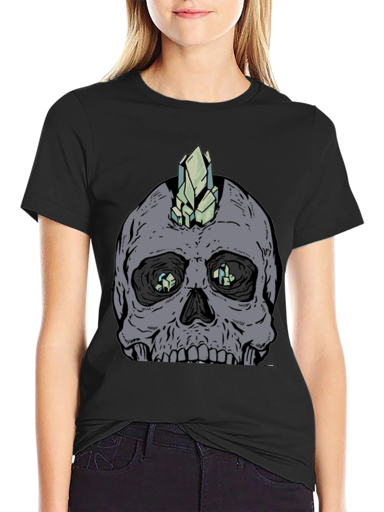 Crystal Skull Graphic T-Shirt