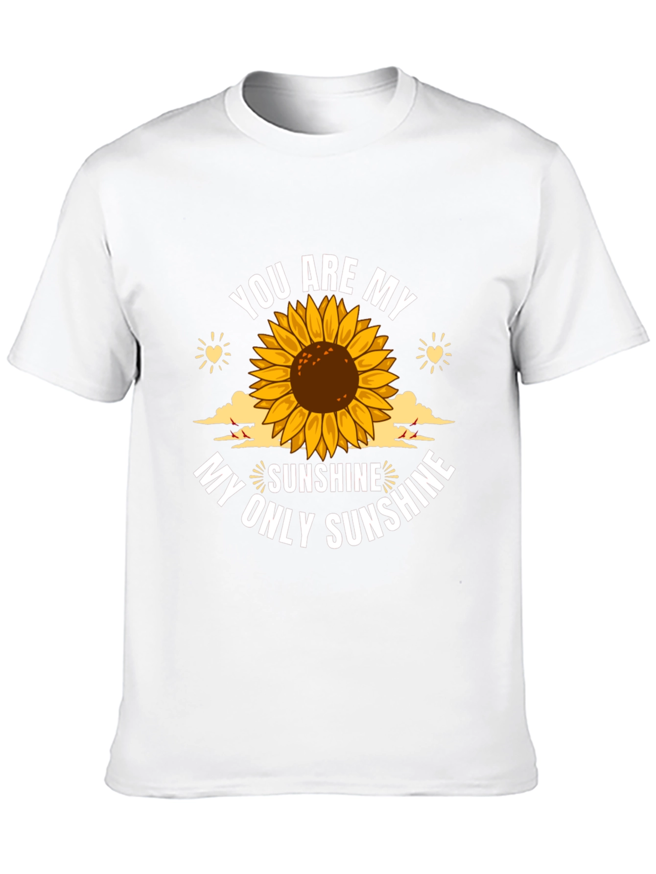 You Are My Sunshine Sunflower Graphic T-Shirt