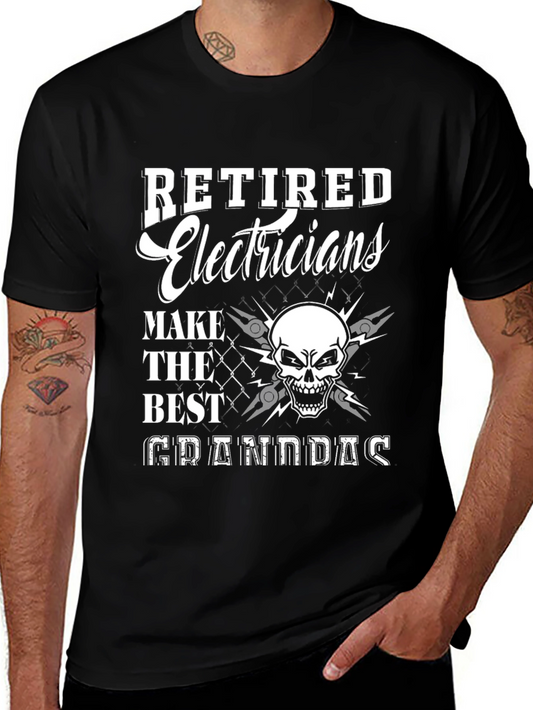 Retired Electrician Granddad T-Shirt