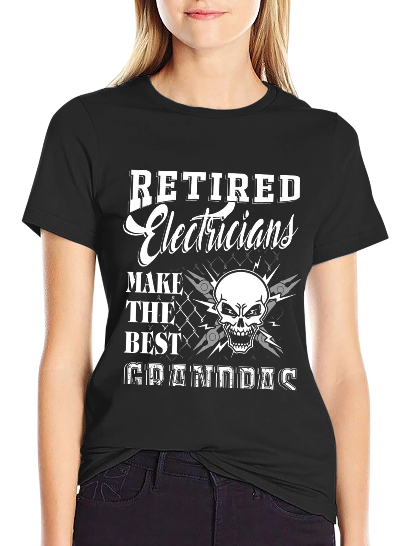 Retired Electrician Granddad T-Shirt
