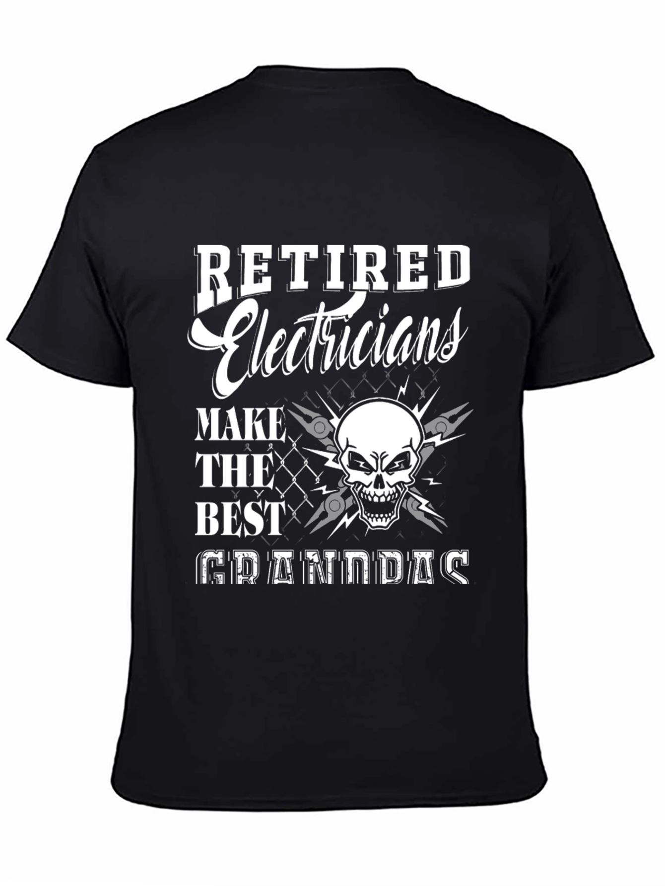 Retired Electrician Granddad T-Shirt