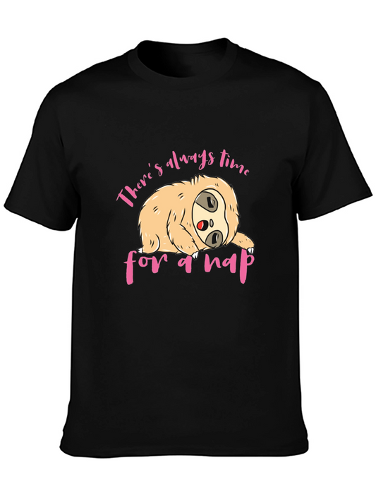 Nap Time Sloth T-Shirt Funny Sleep Tee
