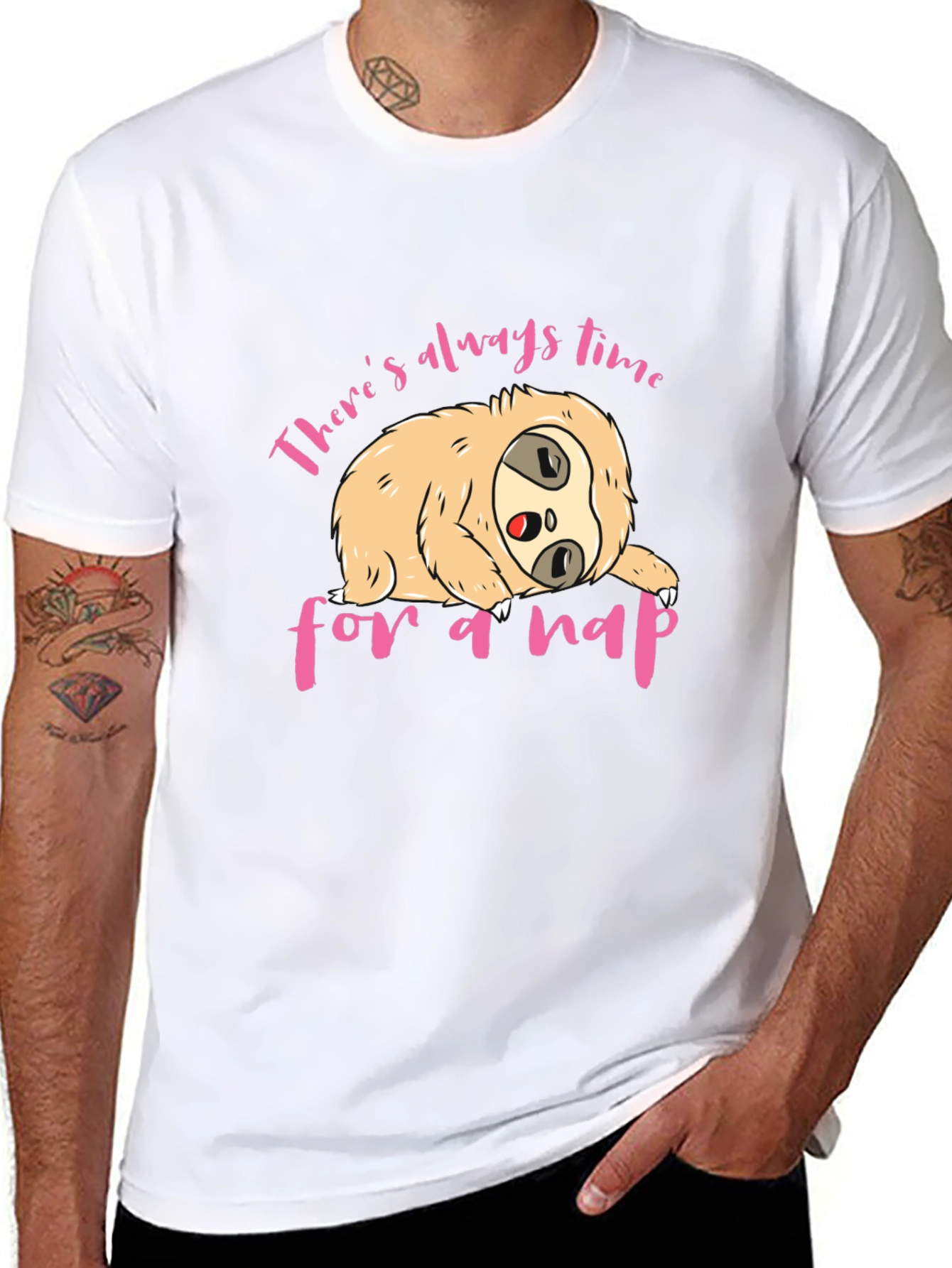 Nap Time Sloth T-Shirt Funny Sleep Tee