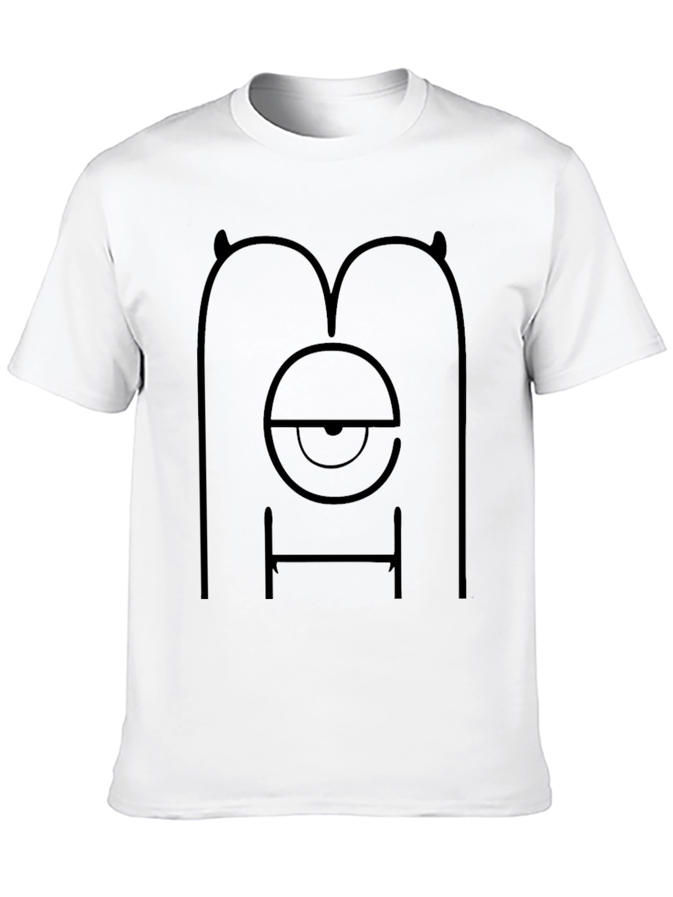 Monster Eye Graphic Tee - Black