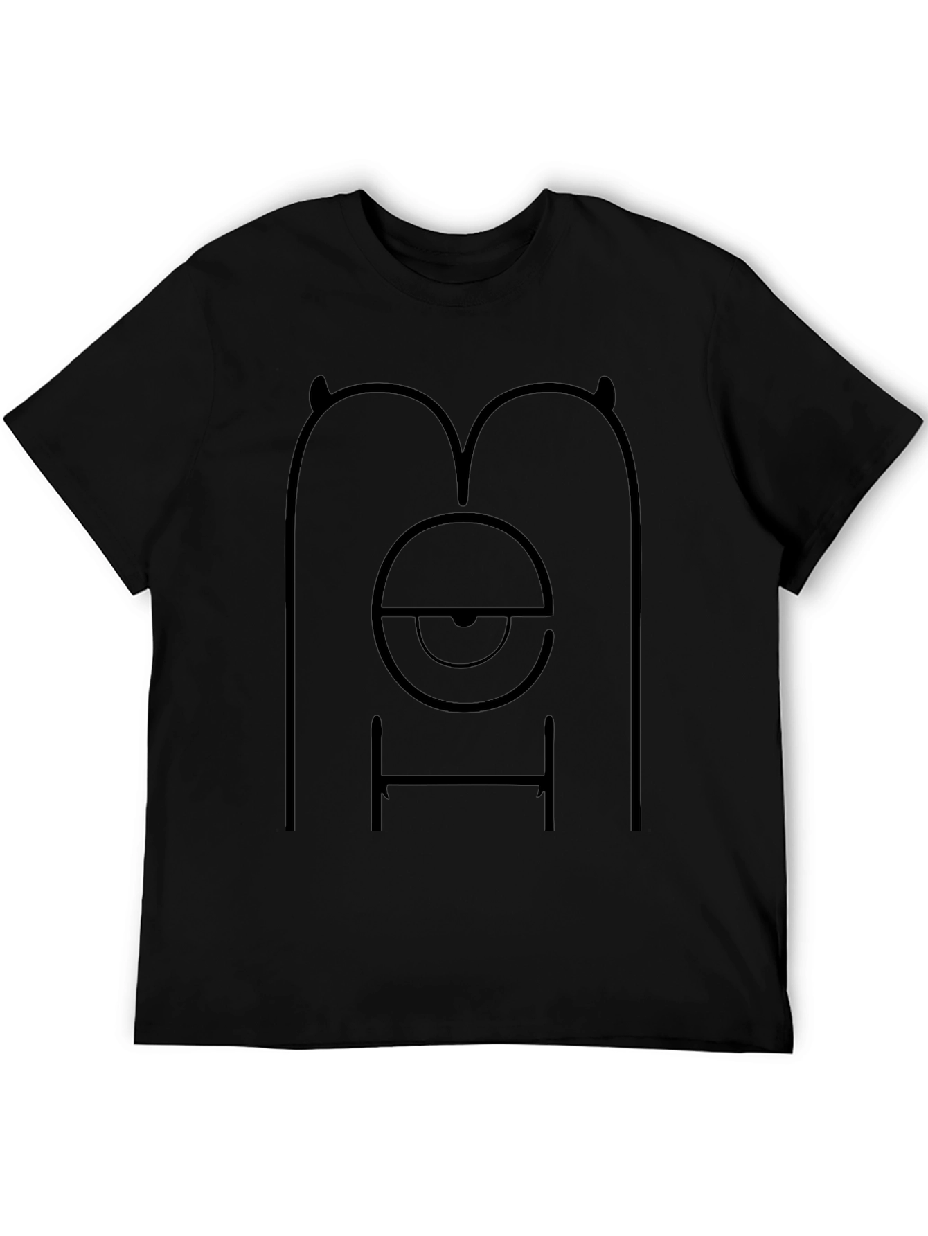 Monster Eye Graphic Tee - Black
