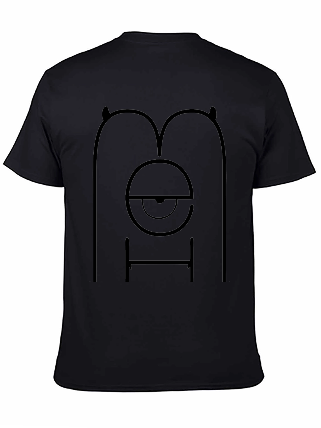 Monster Eye Graphic Tee - Black