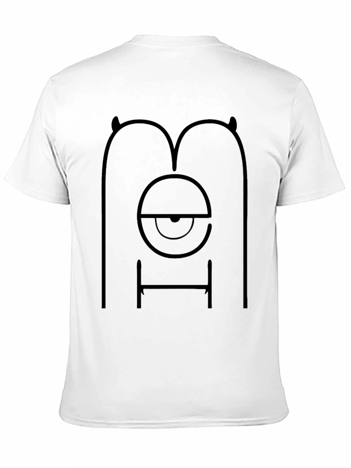 Monster Eye Graphic Tee - Black