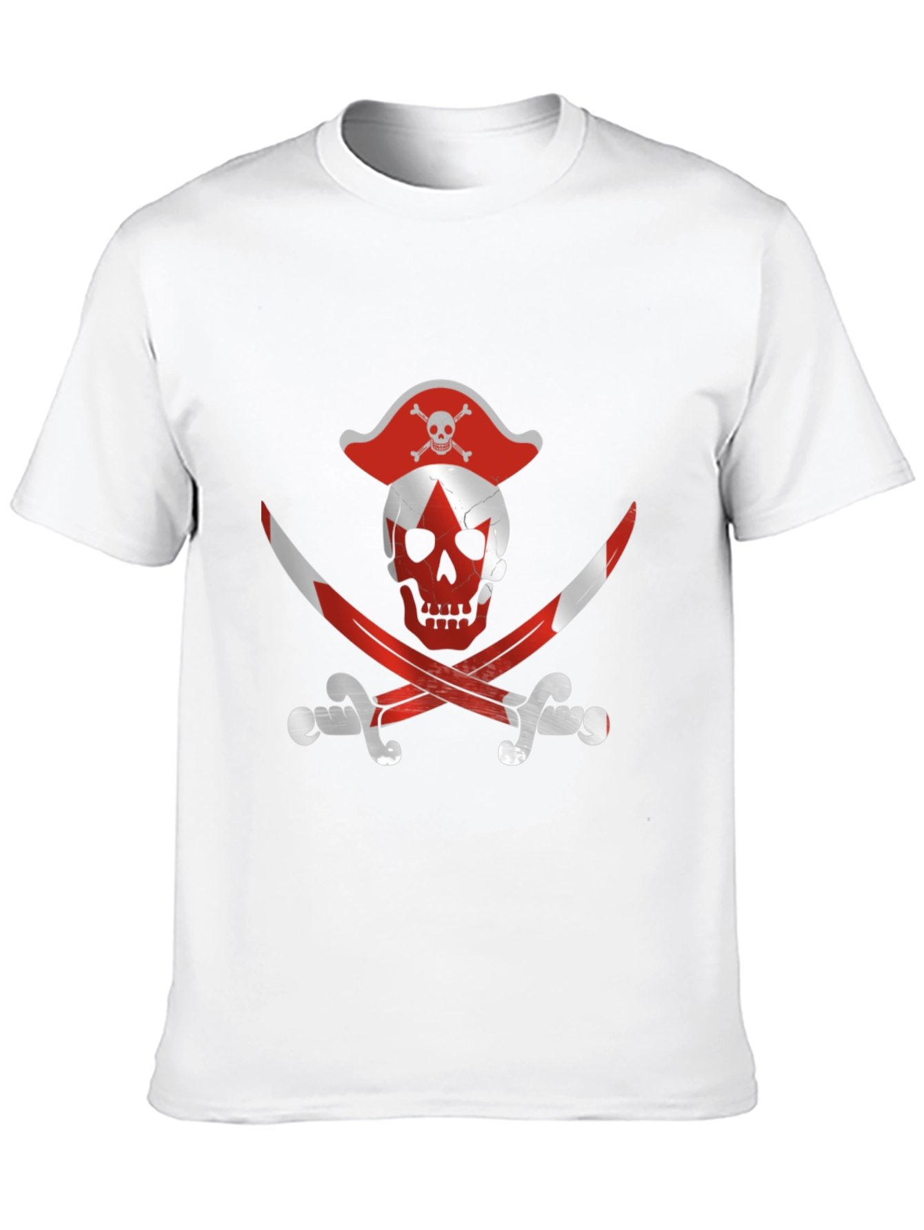 Pirate Flag Graphic Tee - Black T-Shirt