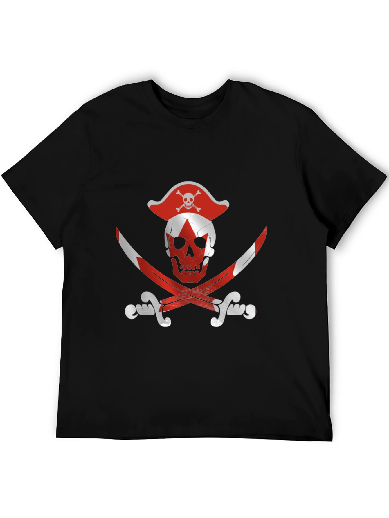 Pirate Flag Graphic Tee - Black T-Shirt