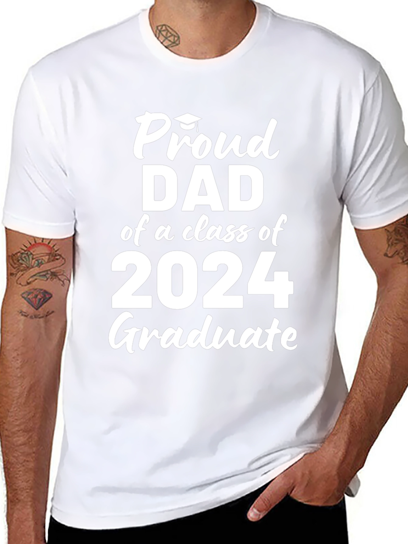 Proud Dad of a 2024 Graduate T-Shirt