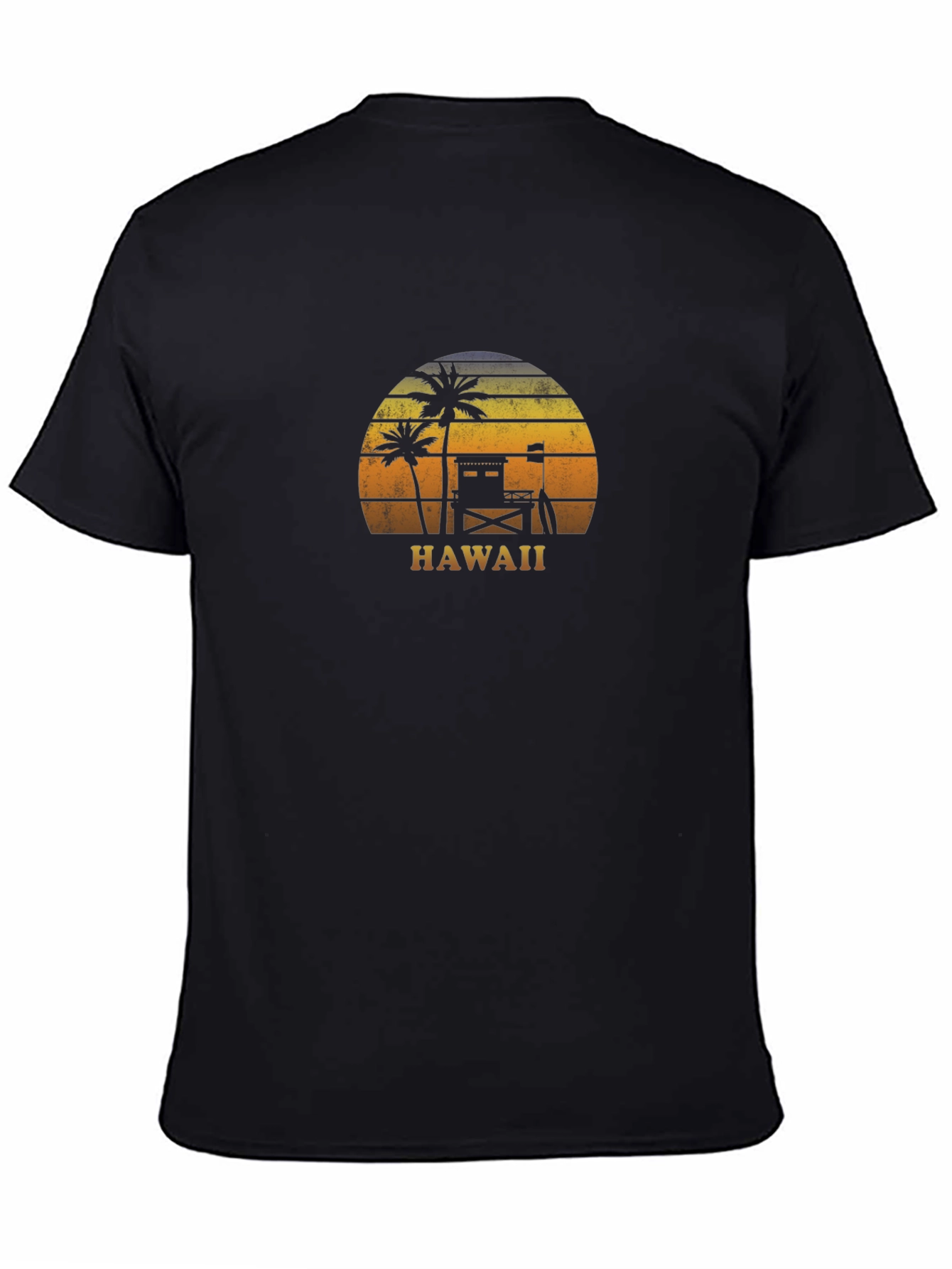 Hawaii Sunset Graphic T-Shirt - Tropical Vibes