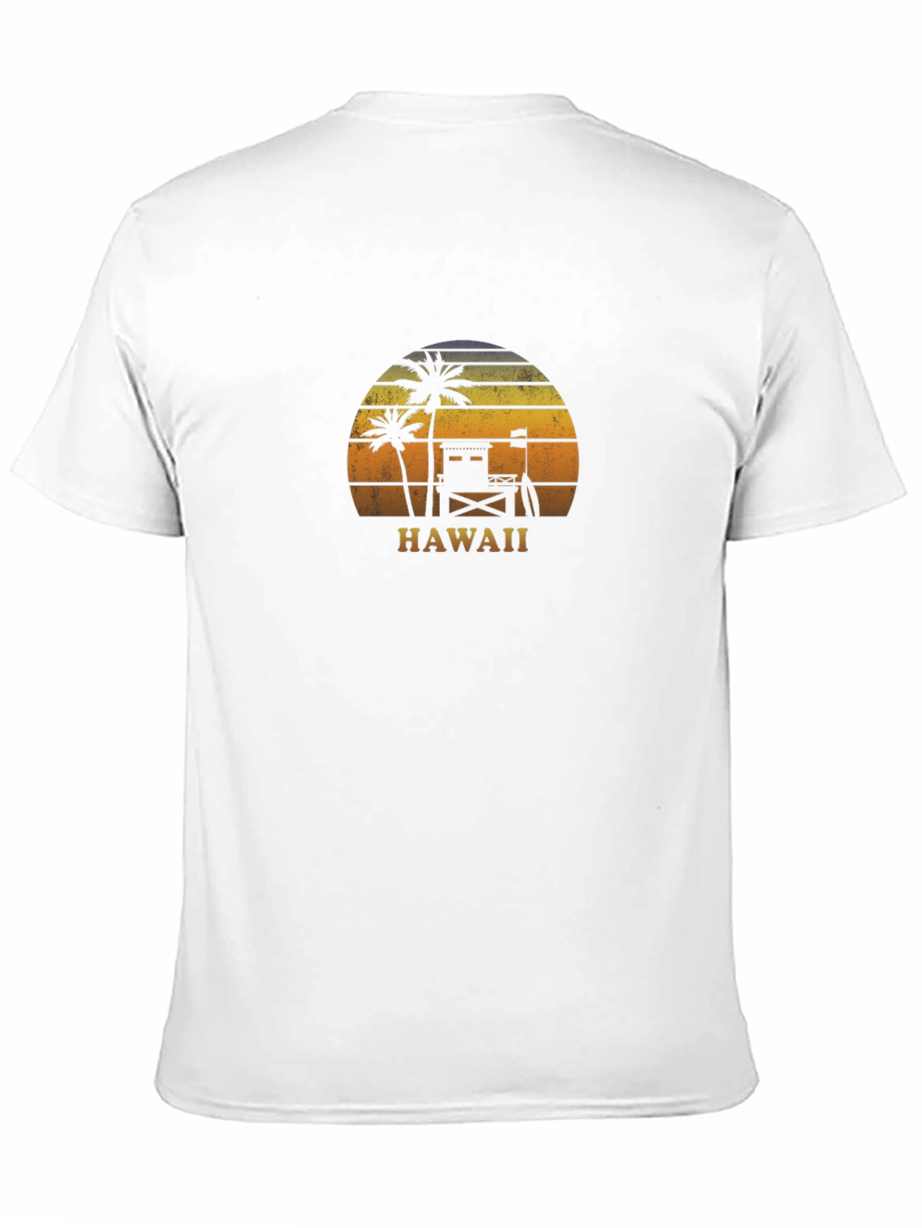 Hawaii Sunset Graphic T-Shirt - Tropical Vibes