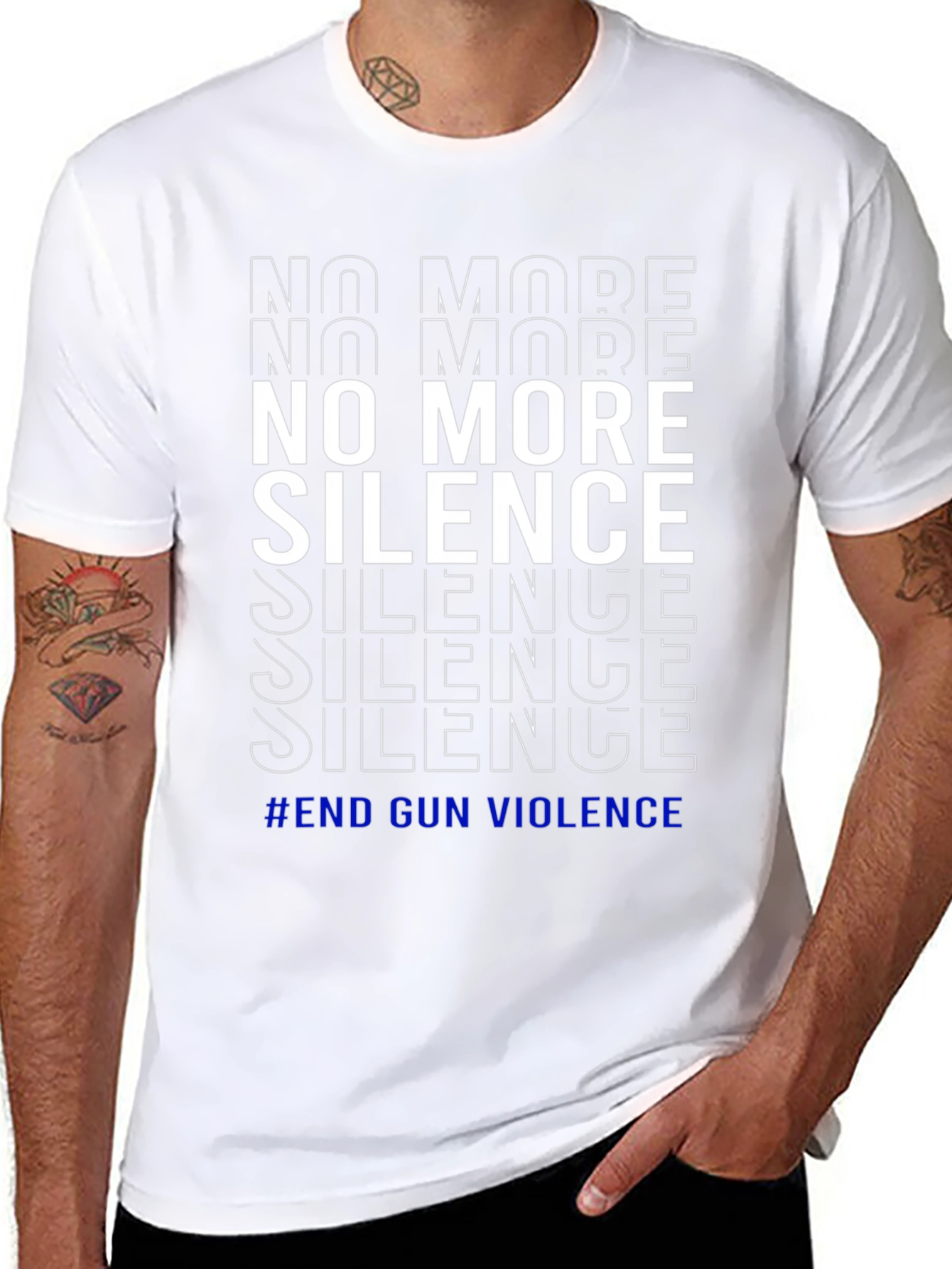 No More Silence T-Shirt #EndGunViolence