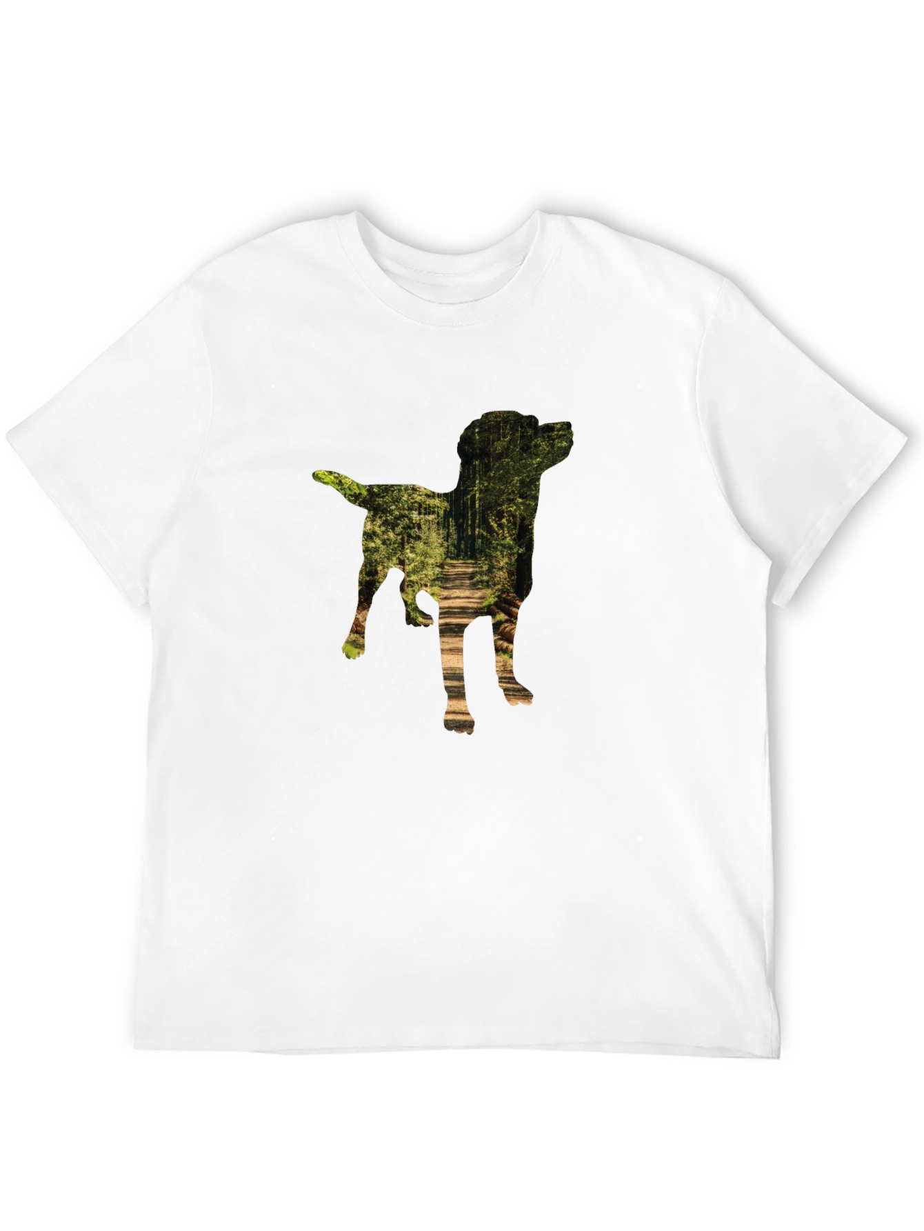 Dog Silhouette Forest T-Shirt