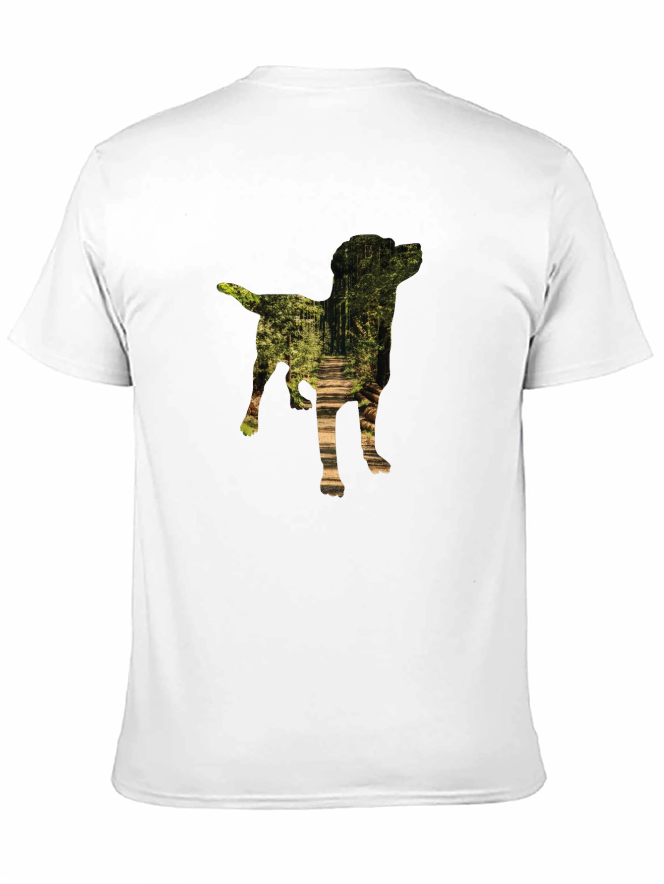 Dog Silhouette Forest T-Shirt