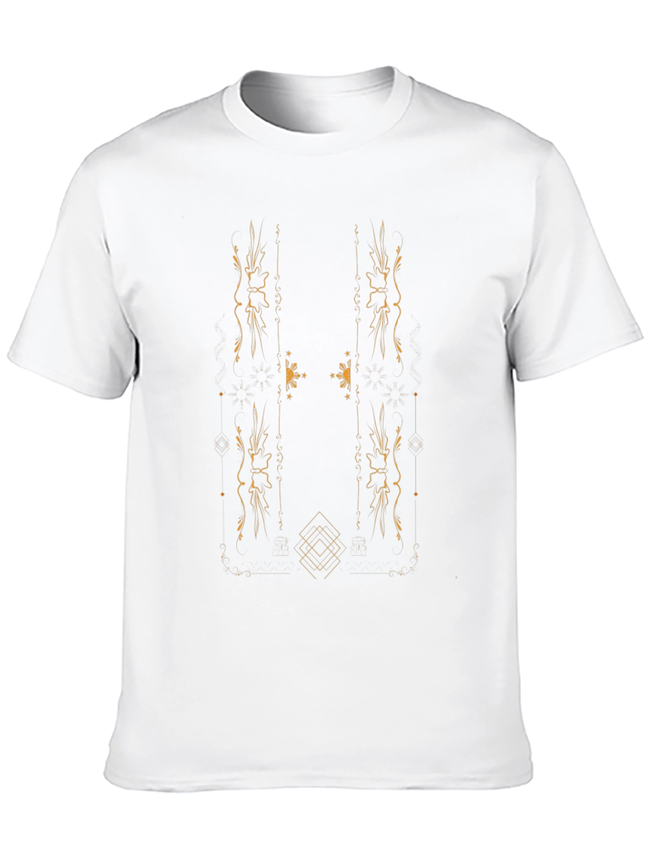 Stylish Graphic Print Tee - Black