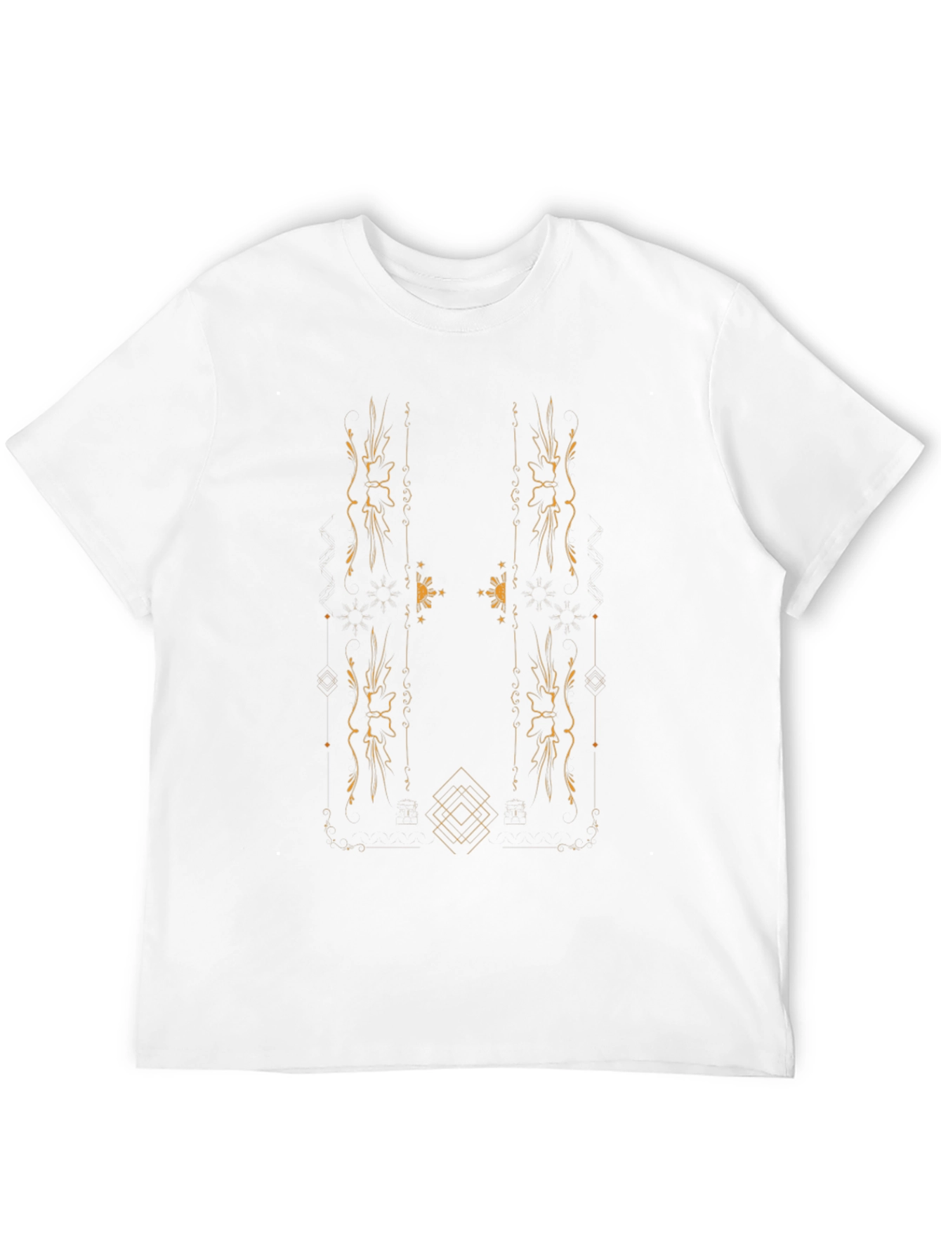 Stylish Graphic Print Tee - Black